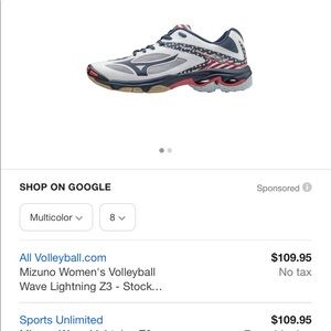 Mizuno women’s volleyball shoes. Brand new.